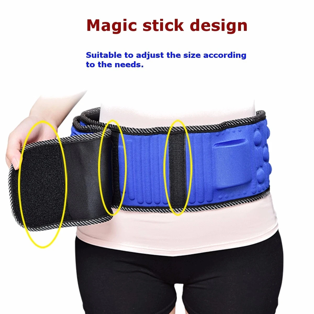 Rechargeable 6 Motors Electric Heating Burning Fat Slimming Massage Belt Waist Lumbar Spinal Support Abdominal Muscle Training