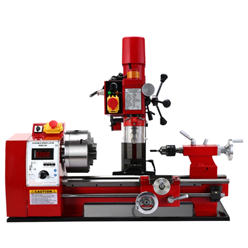 Turning, drilling and milling machine, drilling and milling machine, household small lathe, multi-function machine tool