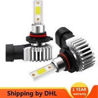 Shipping by DHL 1:1 DESIGN H11 Led H4 Car Headlight Bulbs H7 H3 H1 H16JP 9005 9006 HB3 HB4 H8 H9 60W 12000LM 6500K Auto Headlamp