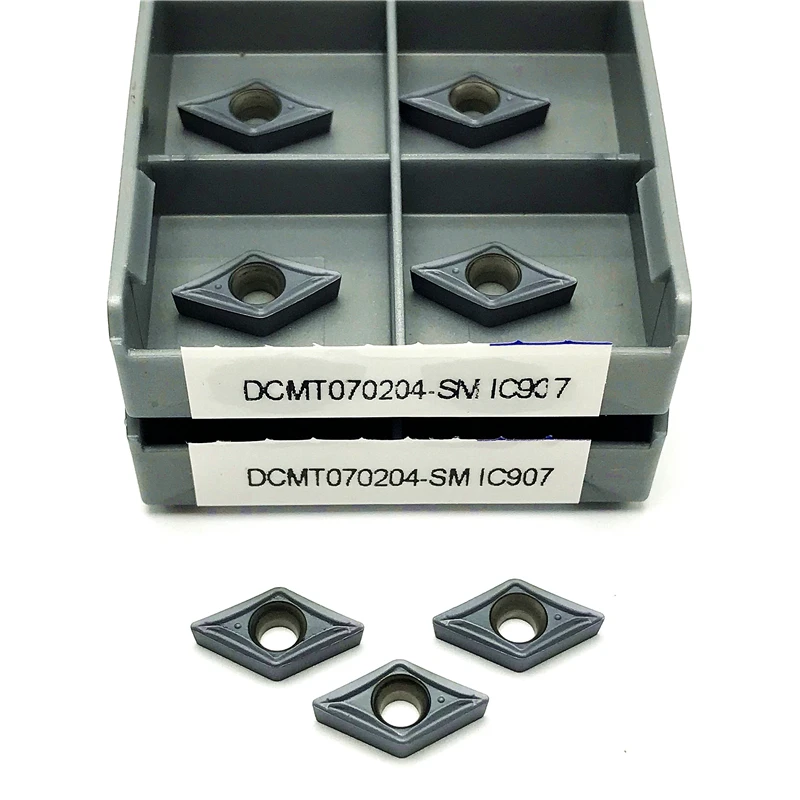 DCMT070204 IC907 DCMT070204 IC908 Carbide Insert Internal Turning Tool CNC lathe tools DCMT 070204 turning insert Cutting tool