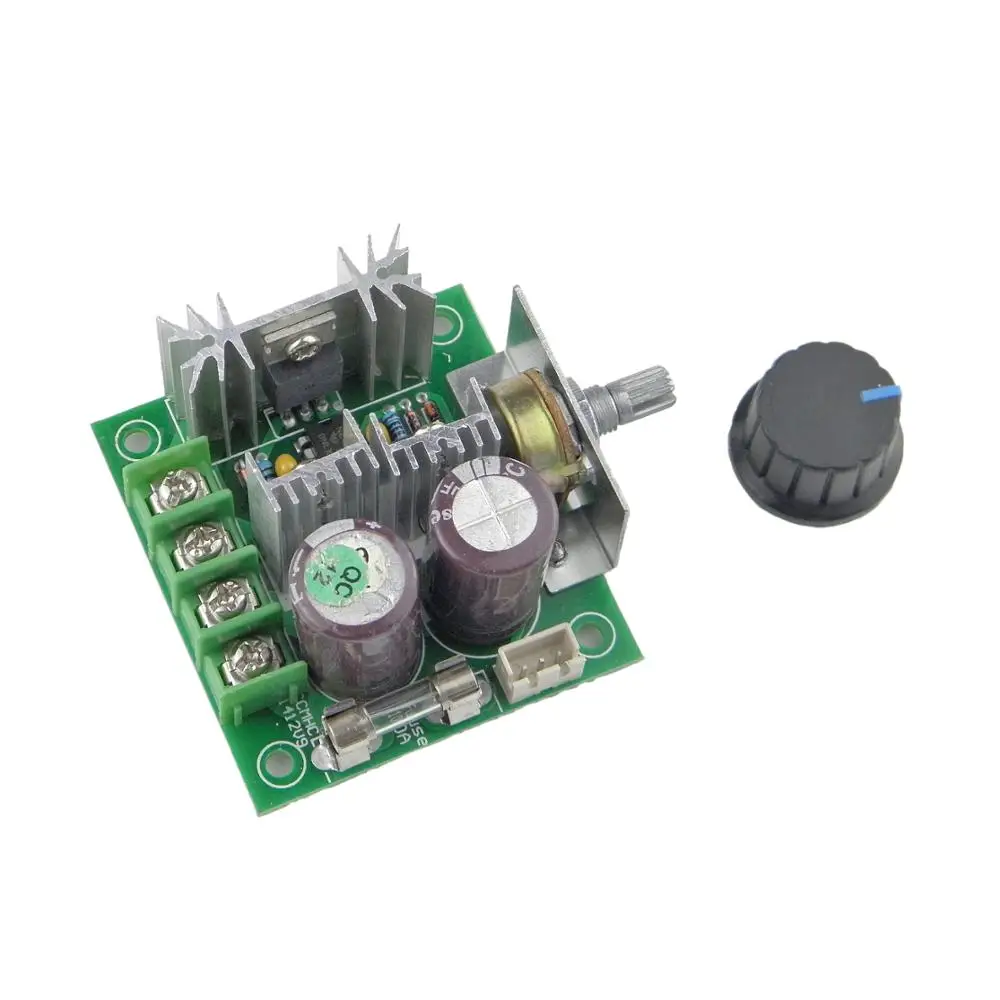 CHANCS DC Motor PWM Speed Controller 12V-40V 10A with Reverse Polarity Protection Protection Speed-djusting Controller