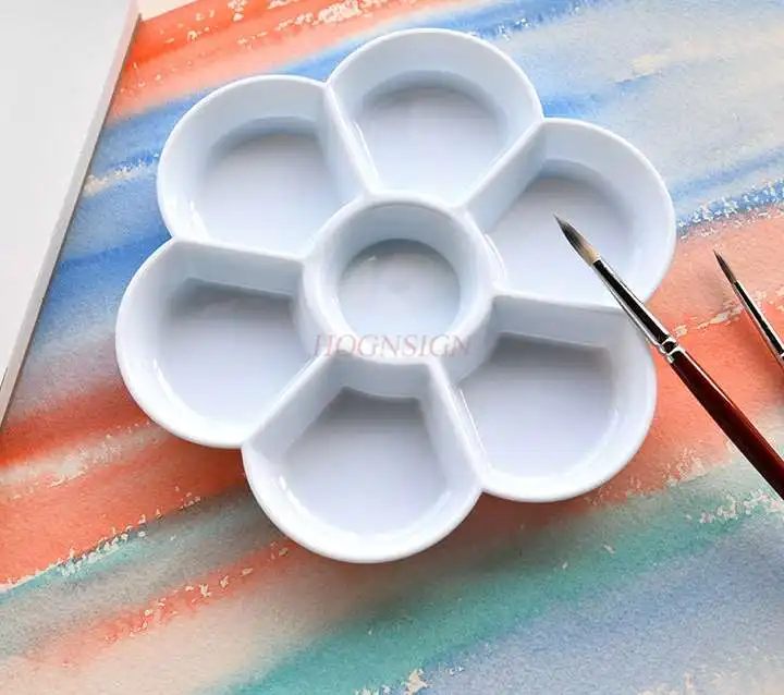 Easy to wash drop paint painting color palette watercolor color palette plum blossom palette thickened color palette