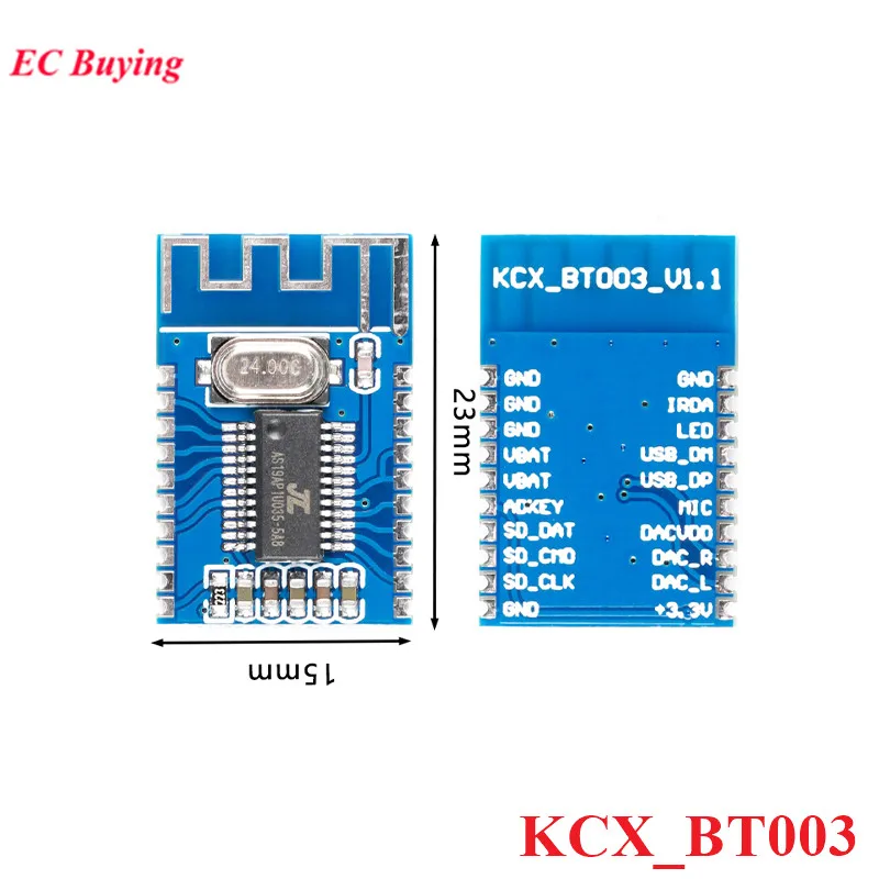 BLE 5.0 Stereo Audio Receiver Module Audio Formats MP3 WMA WAV FLAC Decode Board Lossless Music KCX_BT003