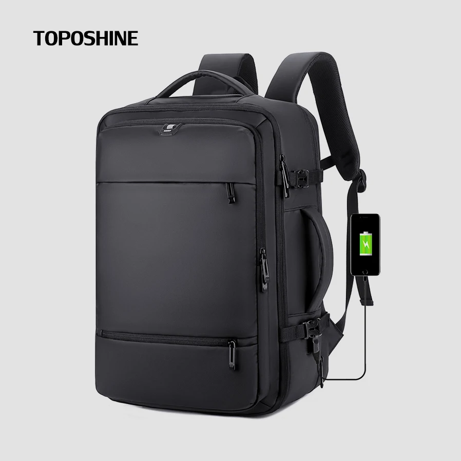 

Toposhine Quality Men's Backpacks Functional Men Bags 15.6 inch Laptop Backpacks Business Travel Oxford Male Casual Rucksack