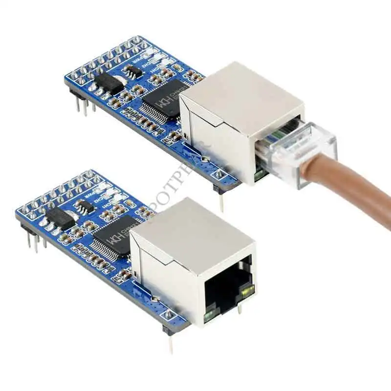 2-CH UART To Ethernet Converter Serial Port Transparent Transmission Module