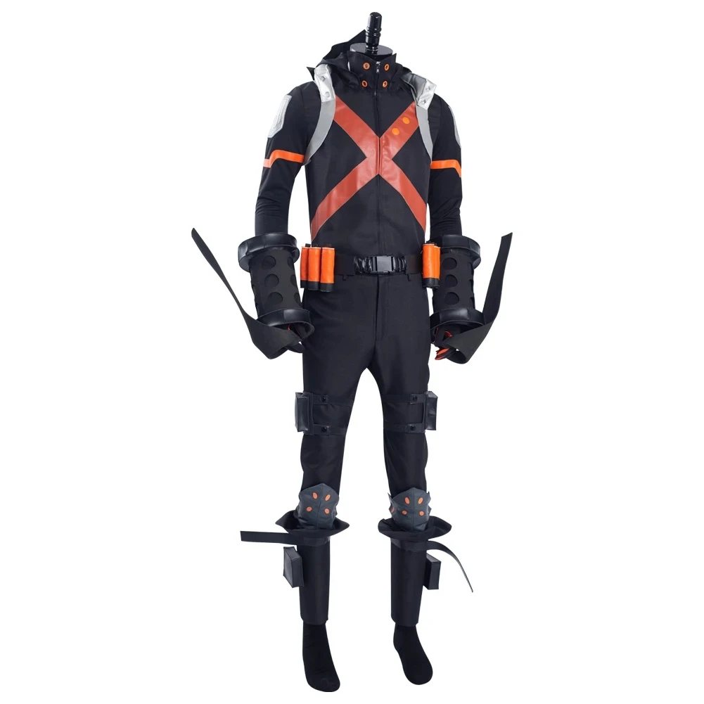 Costume de Cosplay My Hero Academia Katsuki Bakugou, uniforme de combat, tenues personnalisées de toutes tailles