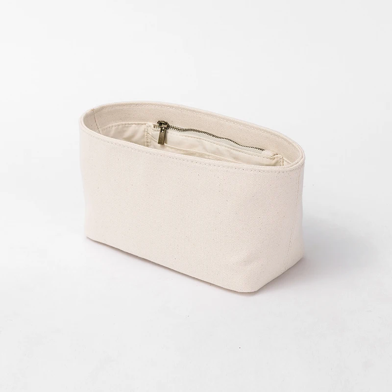 Canvas bag middle bag bucket bag liner female Japan and South Korea new ultra-light food basket finishing lined bag support