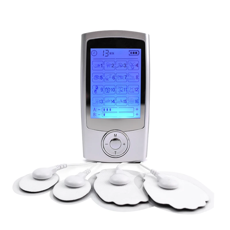 16 Mode Digital Electronic Tens Massage Unit Electrical Pulse Acupuncture Full Body Relax Muscle Therapy Massager Stimulator