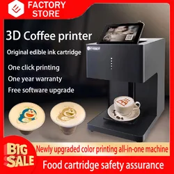 EVEBOT Coffee Machine Edible Food Grade Ink Cartridge 3D Printer Cake Latte Edible Inkjet Machine Photo Printer Coffee Printer