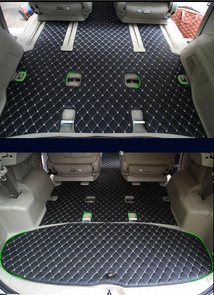 High quality! Custom full set car floor mats for Right Hand Drive Toyota Noah R70 R60 2013-2001 7 8 seats waterproof car carpets