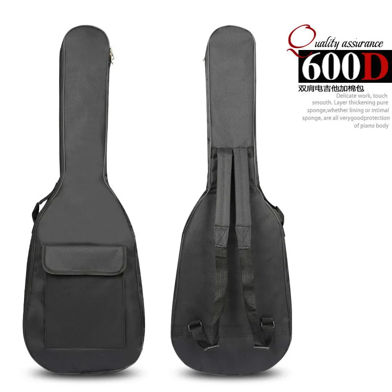 New Electric Guitar Bag Padded Electric Guitar Gig Bag Case 5mm Padding Dual Adjustable Shoulder Strap Electric Guitar Case