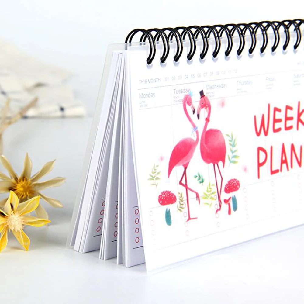 50 Sheets 100 Pages Undated Weekly Daily Desk Planner Efficient Scheduler Memo Pad Appointment Book Organizer Weekly Planner