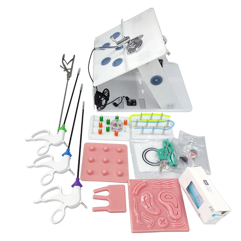 Laparoscopic Training Box Set Teaching Practice Tools Student Doctors Nurse Simulated Surgical Equipment