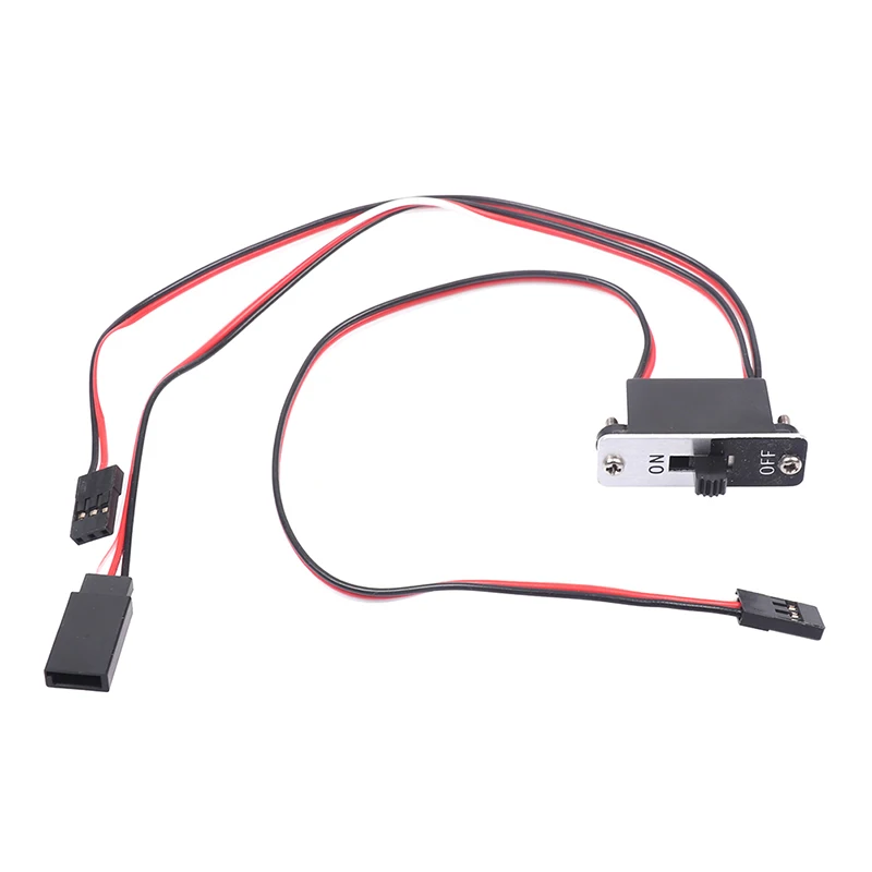 

SZ 25cm high quality 1Pc RC Switch On- Off with Spare Male Plug Heavy Duty w/FUTABA Connector