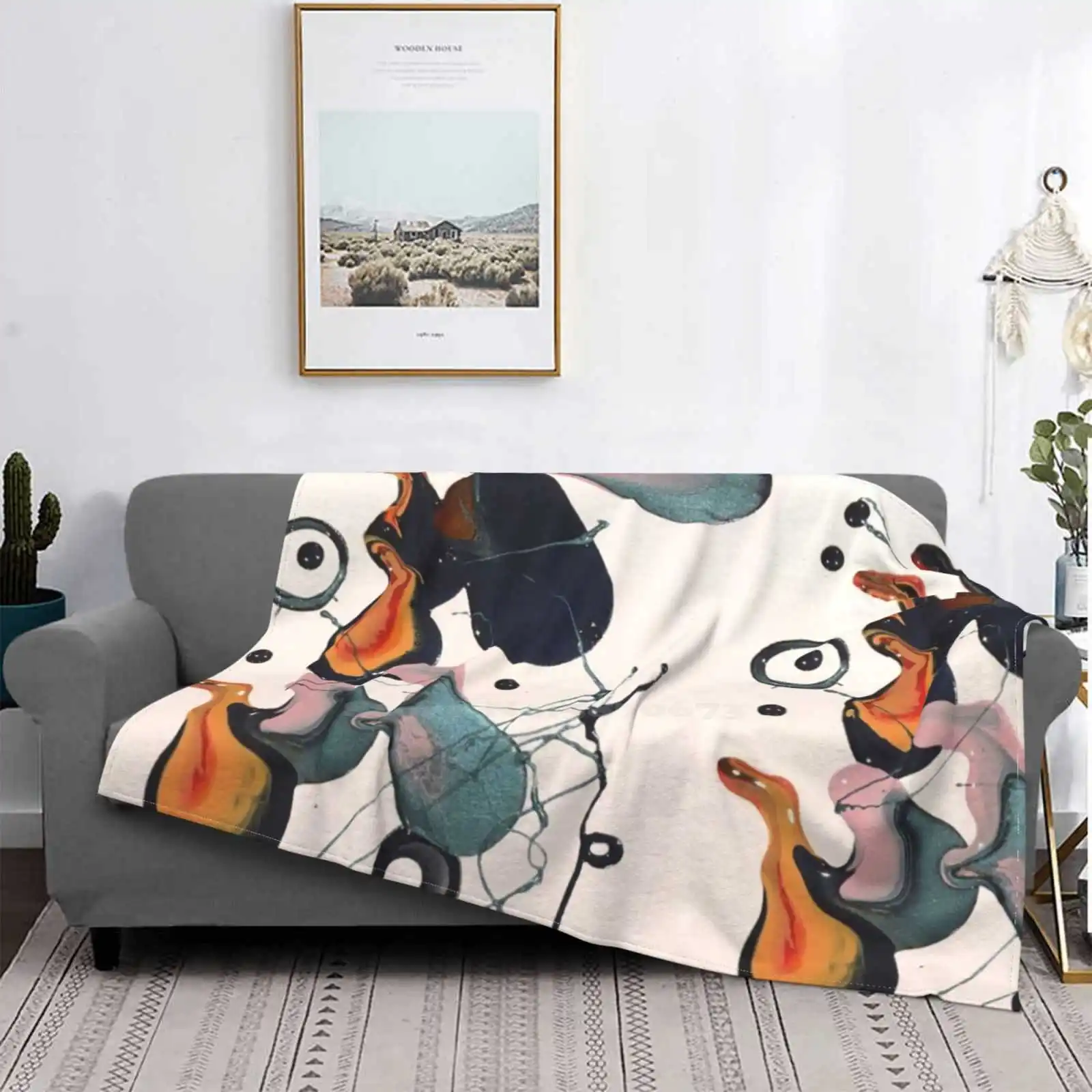 

Untitled Super Warm Soft Blankets Throw On Sofa/Bed/Travel Abstract