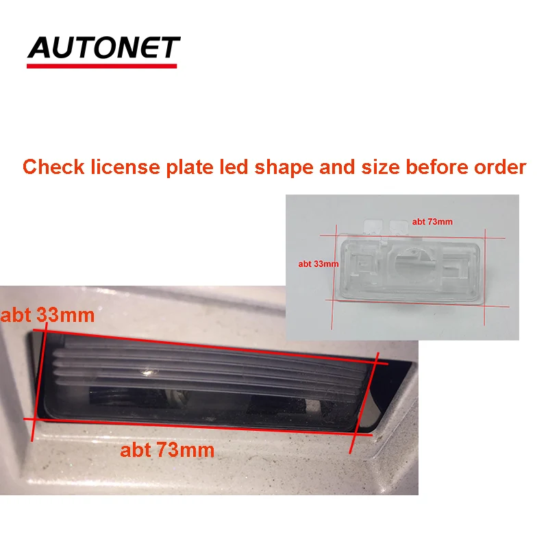 Autonet rear Camera housing kit For Nissan LANNIA 2015 2016 license plate camera bracket/rear view camera bracket