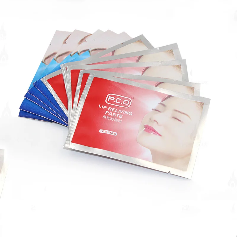 12Pcs  repair cream strong tattoocare lip eyebrow paster for permanent make up tattoo Accessories tattoo eyebrow microblading