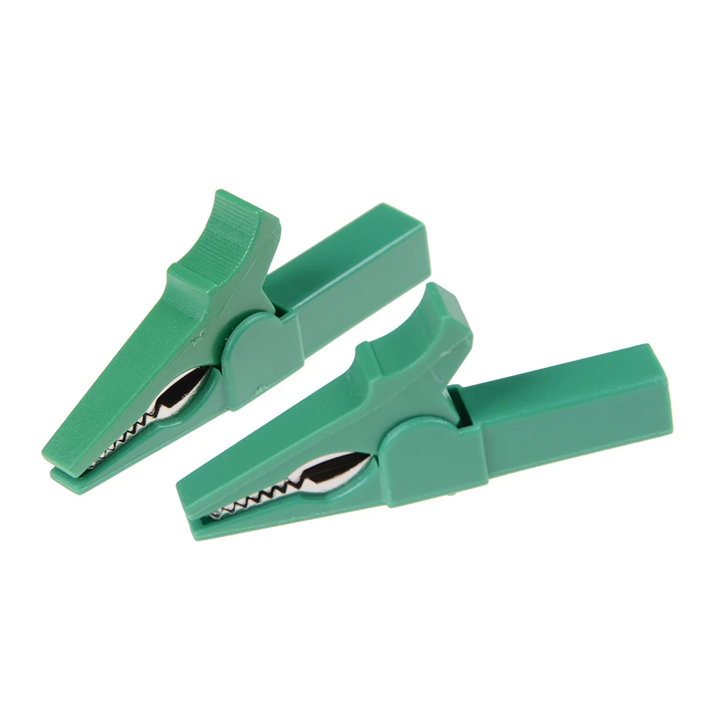 Clip di prova batteria 2PCS 55MM HV Clip a coccodrillo per spina a Banana 4mm multimetro penna cavo sonde Clip a coccodrillo