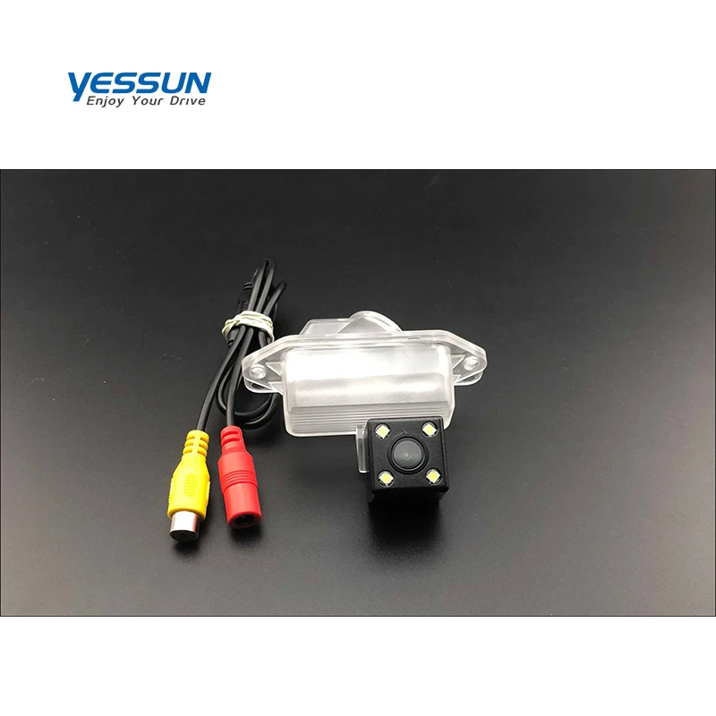 Yessun License Plate Rear View Camera For Mitsubishi Pajero Junior Mini 2D  4 LED Night Vision 170 Degree HD rear camera