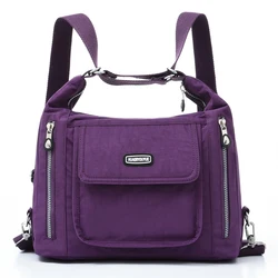 2024 Women's Bag Double Shoulder Bag Waterproof Designer Handbags High Quality Crossbody Bags Nylon Female Handbag bolsas