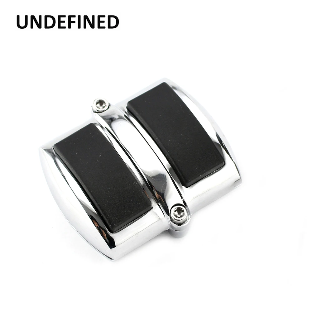 Chrome Motorcycle Brake Foot Pegs Pedal Pad Cover For Honda Rebel 250 Shadow Sabre VF750C Magna ACE Aero Spirit VT 600 750 1100