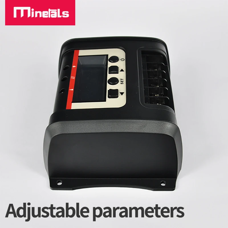 Controlador solar pwm 12v/24v 30a 40a com display lcd backlight bateria solar automático células solares placa de carregamento controlador