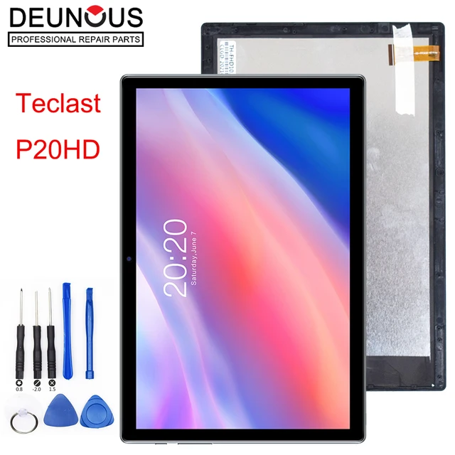 Nowy wyświetlacz LCD do tabletu 10,1 cala Teclast P20HD TLA007 Ekran dotykowy Panel dotykowy Digitizer Szklany czujnik do Teclast P20 HD