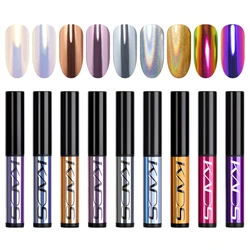 Nail Powder Cushion Pen Mirror Effect Nail Chrome Powder Laser Metallic Nail Holographic Glitter Pigment Powder Art Design Tool