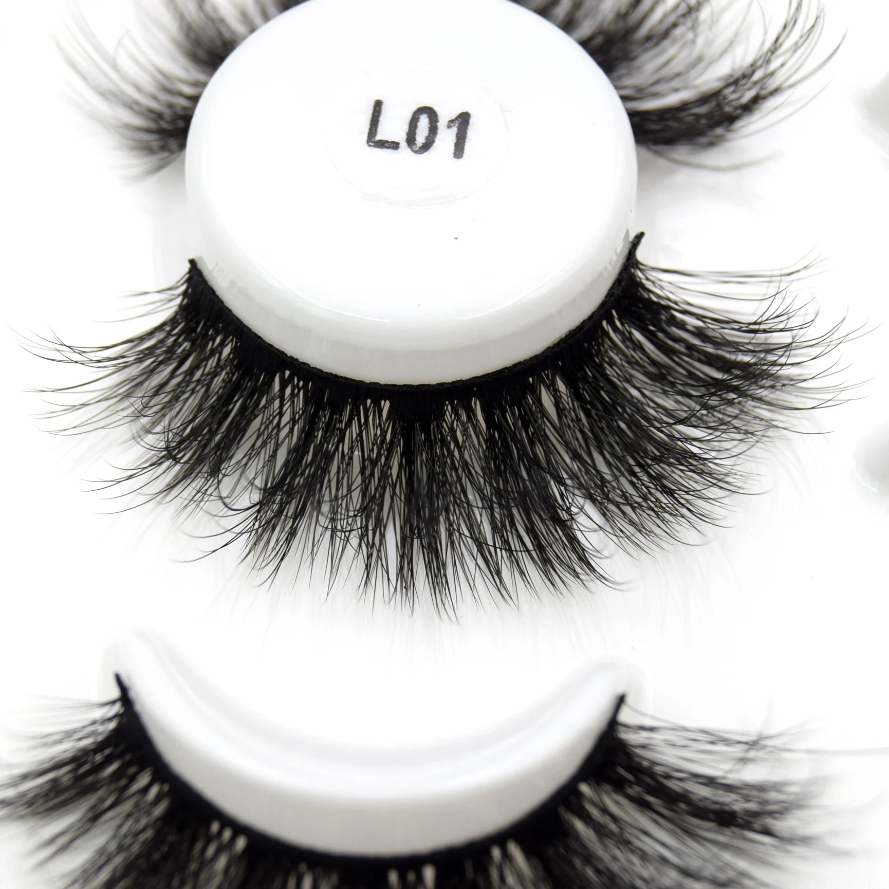 Visofree 3/5 Pairs Lashes 3D Faux Mink Lashes Fluffy Soft Wispy Natural Long False Eyelashes Curly Lashes Wholesale Lashes 20mm