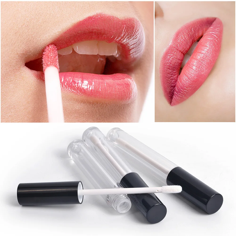 1000pcs 1/3/5/10ml Plastic Clear Lipgloss Tube Eyelash Cream Liquid Bottle Empty Mini Mascara Tubes Eyelash Growth Containers