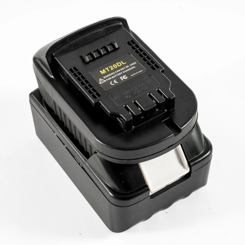 マキタ20 3.7vリチウムイオンバッテリーMT20DLアダプタコンバータdewalt 18 12v電動工具リチウム電池BL1820 BL1830 BL1845 BL1860 BL1890