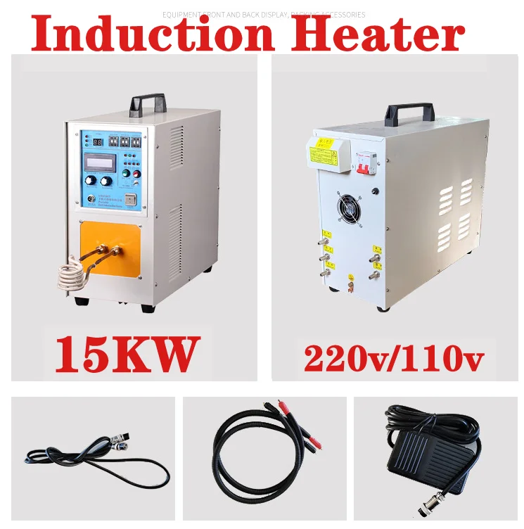 

15KW High frequency Induction Heater Furnace Quenching Annealing Equipment Welding Machine Metal Melting furnace