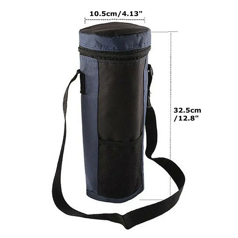 2L Waterproof Insulated Cooler Cool Carry Bag Lunch Hiking Water Drink Bottle ZXY9777