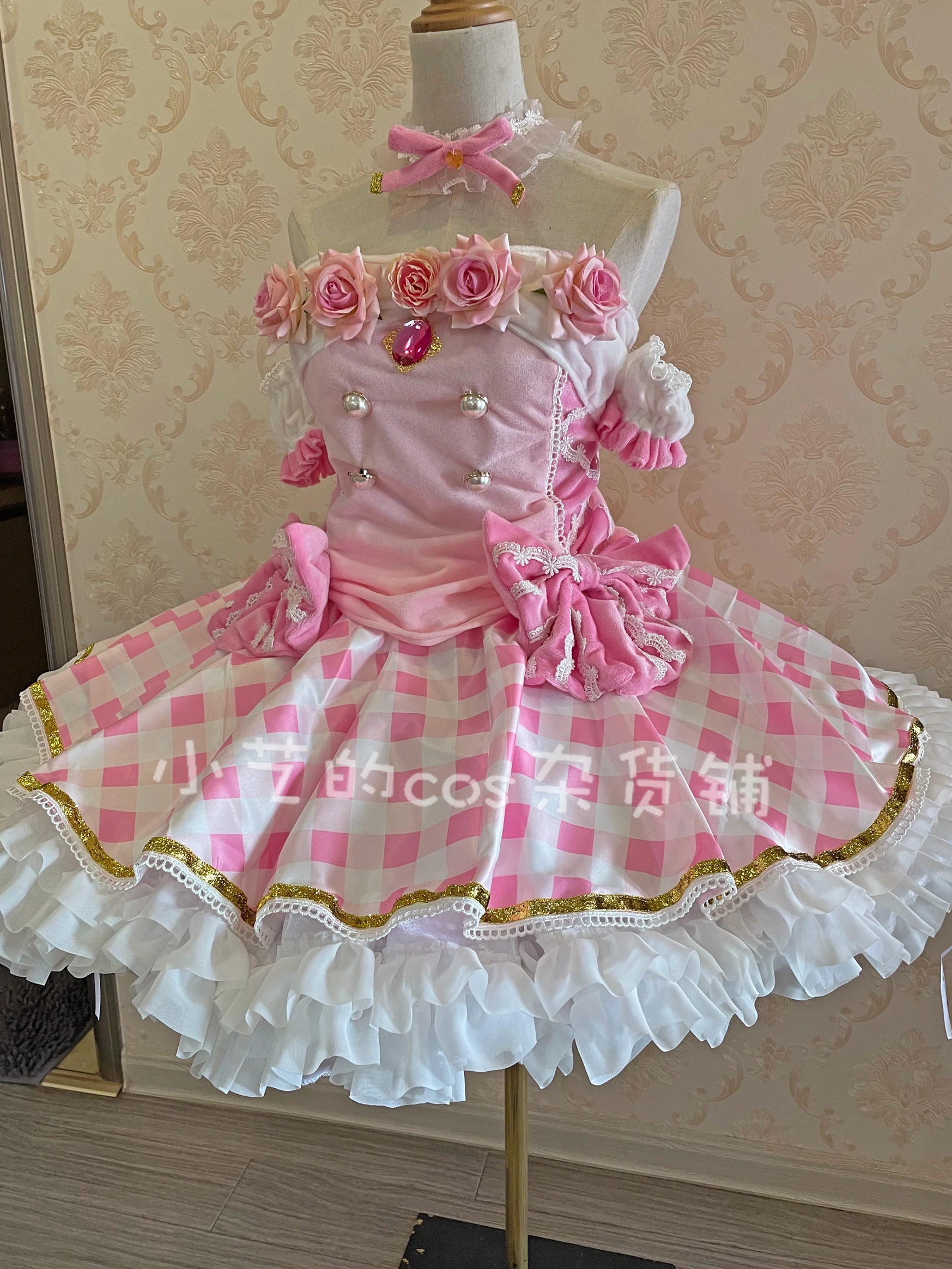 [Customized] Anime! LoveLive! PERFECT Dream Project Uehara Ayumu Dress Uniform Cosplay Costume Halloween Party Role Play Suit