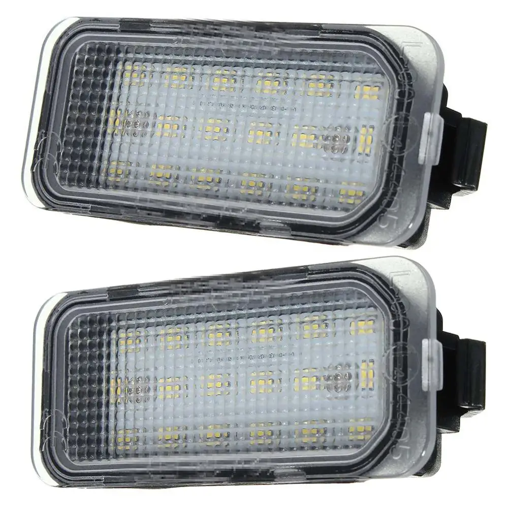 SALE 2Pcs LED Number License Plate Light fit for FOCUS MK II FIESTA MK VII MK IV KUGA S-MAX 2008-2019 Wholesale Quick delivery