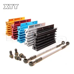 CNC Oil Cooler Kit Radiator Aluminium Adapter Engine Cylinder Cover Cooling For ATV Pit Dirt Bike motocross motocycle 50CC-125CC