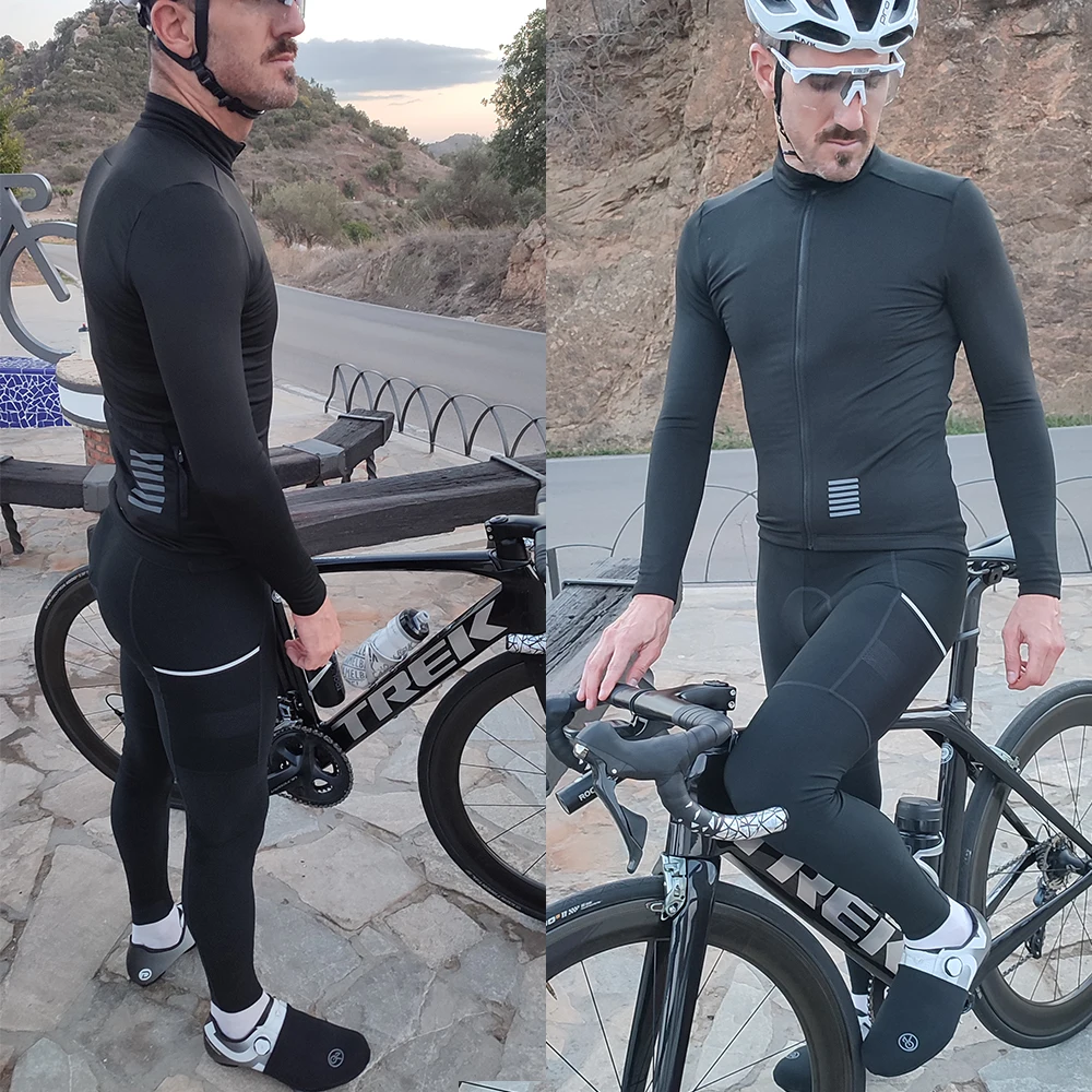 YKYWBIKE Männer Winter Thermo Fleece Langarm Männer Jacke MTB Fahrrad Mantel Pro Top Radfahren Jersey Ciclismo Fahrrad Kleidung 5 farbe – Detail 26