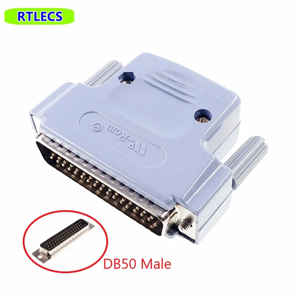 2 20 szt. D-złącze podrzędne 50 pozycyjne gniazdo gniazda żeńskie męskie przewód z wtyczką typ lutowania poziom przemysłowy + plastikowa powłoka