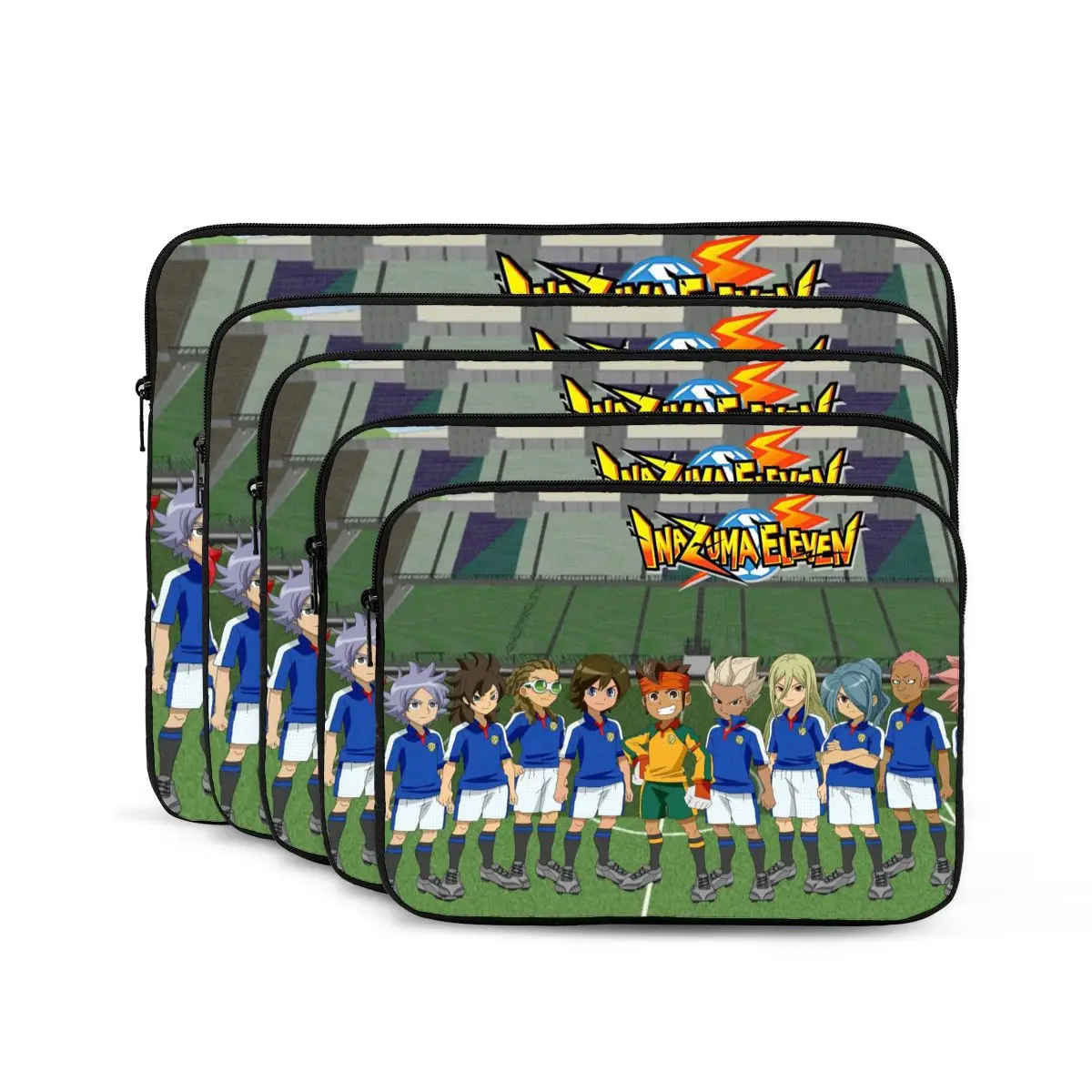 Inazuma Eleven Computer ipad Laptop Cover Case Laptop Sleeve Bag Portable Cover Fundas Pouch