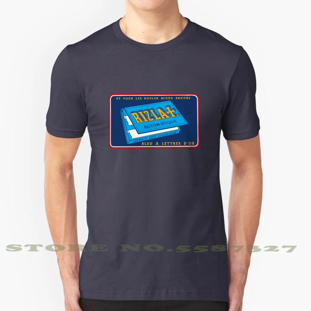 Rizla Automatique 100% Cotton T-Shirt Automatique Rizla Paper Vintage France