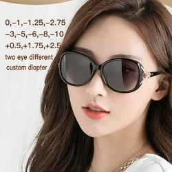 2026 new prescription women Sunglasses vintage Luxury Brand UV400 Black Fashion Gradient color Female Glasses Oculos -1.25 -2.75