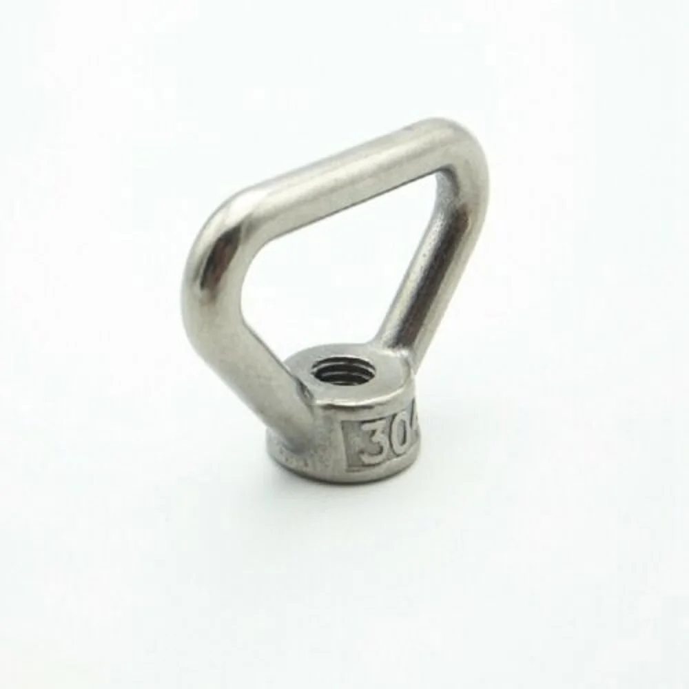 M8/10 304 Stainless Steel Metric Thread Triangle Ring Nut Marine Lifting Eye Nut