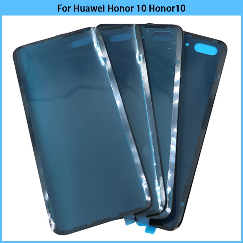 New For Huawei Honor 10 COL-L29 Battery Back Cover 3D Glass Panel Honor10 Rear Door Housing Case Glass With Camera Lens Replace