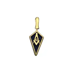 Masonic Lapel Pins, Gold Small Trowel Brooch, Gifts Badges with Butterfly Clutch,25.4mm
