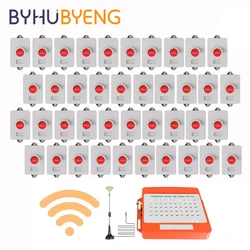 BYHUBYENG Wireless Waiter Construction Call Bell Button Full Waterproof FM 1000m Hospital Calling System Fast Food Equipment