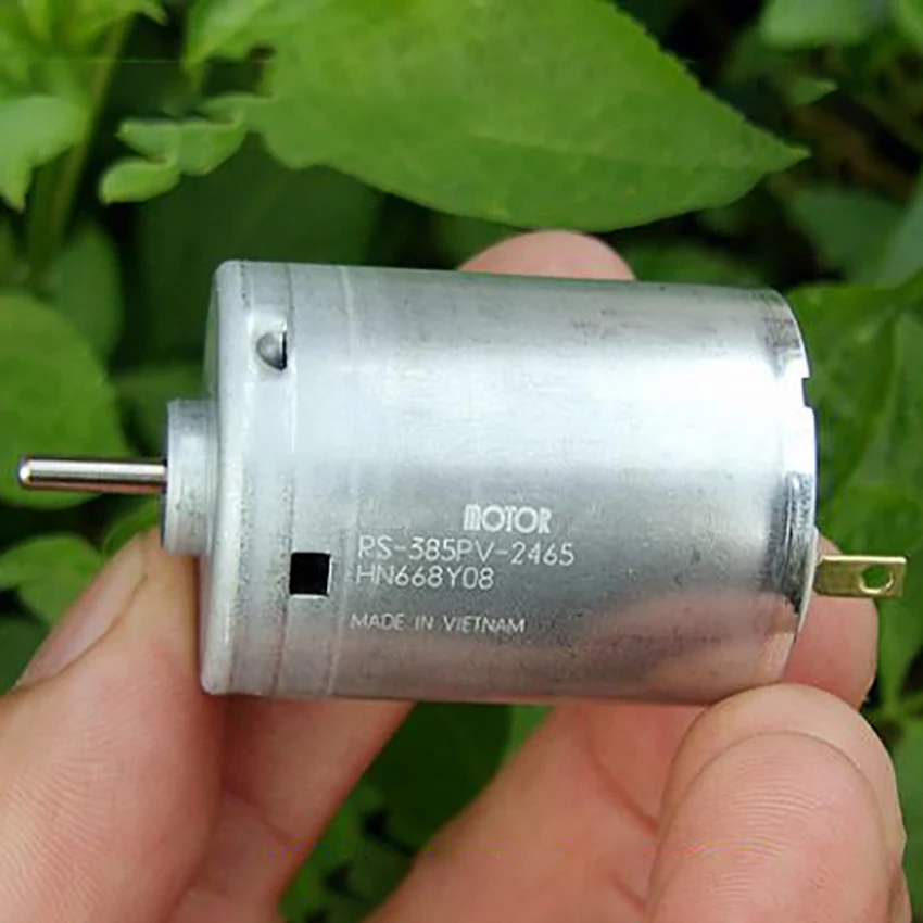 DC 12V-24V 9150rpm-18500rpm 0.14A-0.2A Micro Motor Oblique-slot Rotor Soft Sound Strong Power Motor Dia 27.6mm,Length 35.7mm