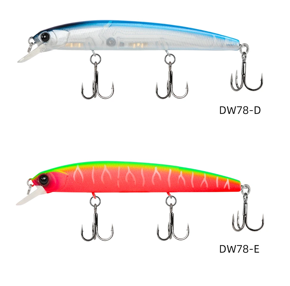 TSURINOYA 92SP Suspending Minnow Angelköder 3 Haken Hecht Künstlicher Harter Köder DW78 92 mm 9 g Jerkbait Wobbler Angelgerät – Detail 17