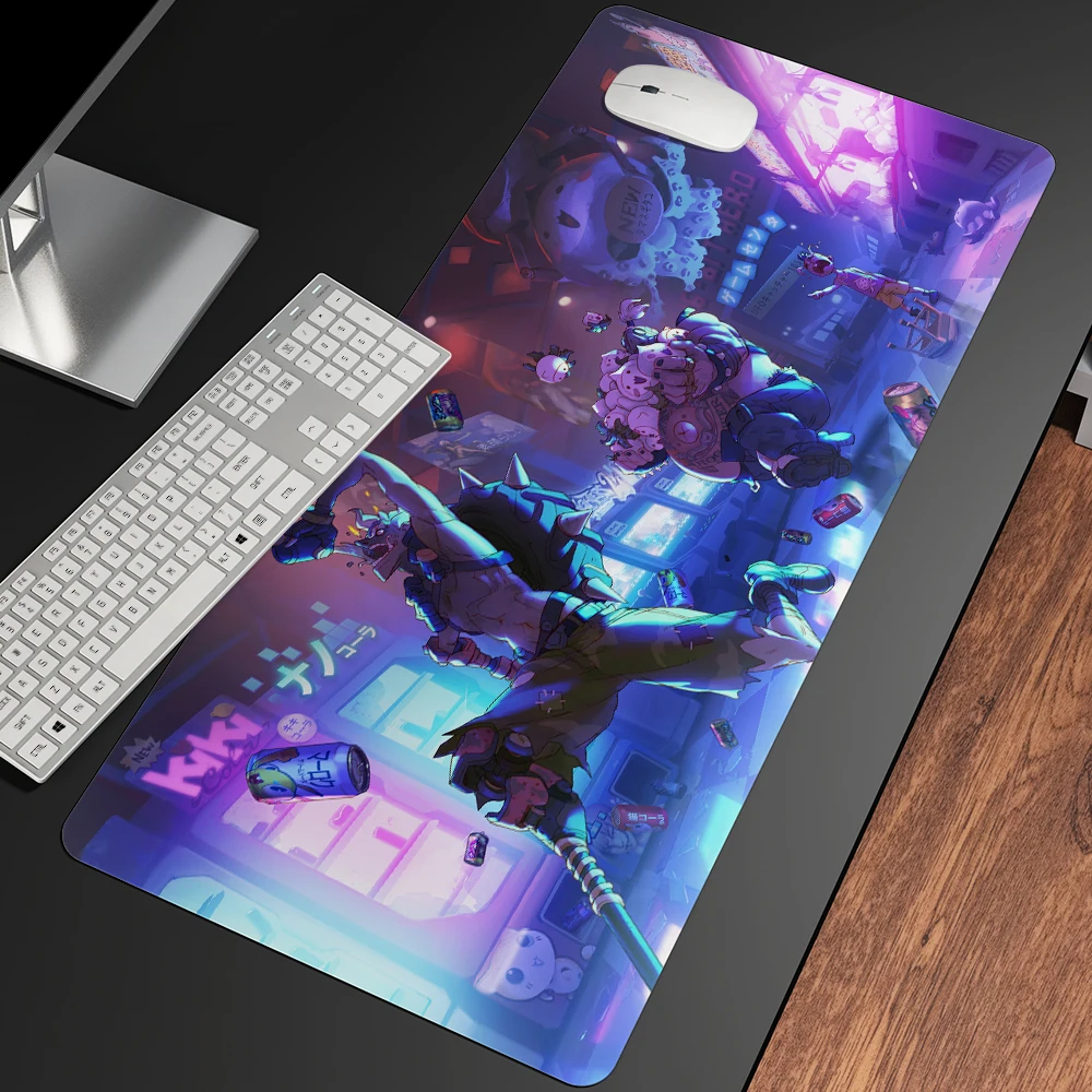 XXL Gaming Anime Mouse Pad Large Mouse Mat Girl Keyboard Computer PC  Edge Desk Mat For Overwatch/cs Go Gamer Mousepad