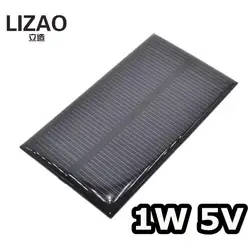 smart electronics Solar Panel 1W 5V electronic DIY Small Solar Panel for Cellular Phone Charger Home Light Toy etc Solar Cell