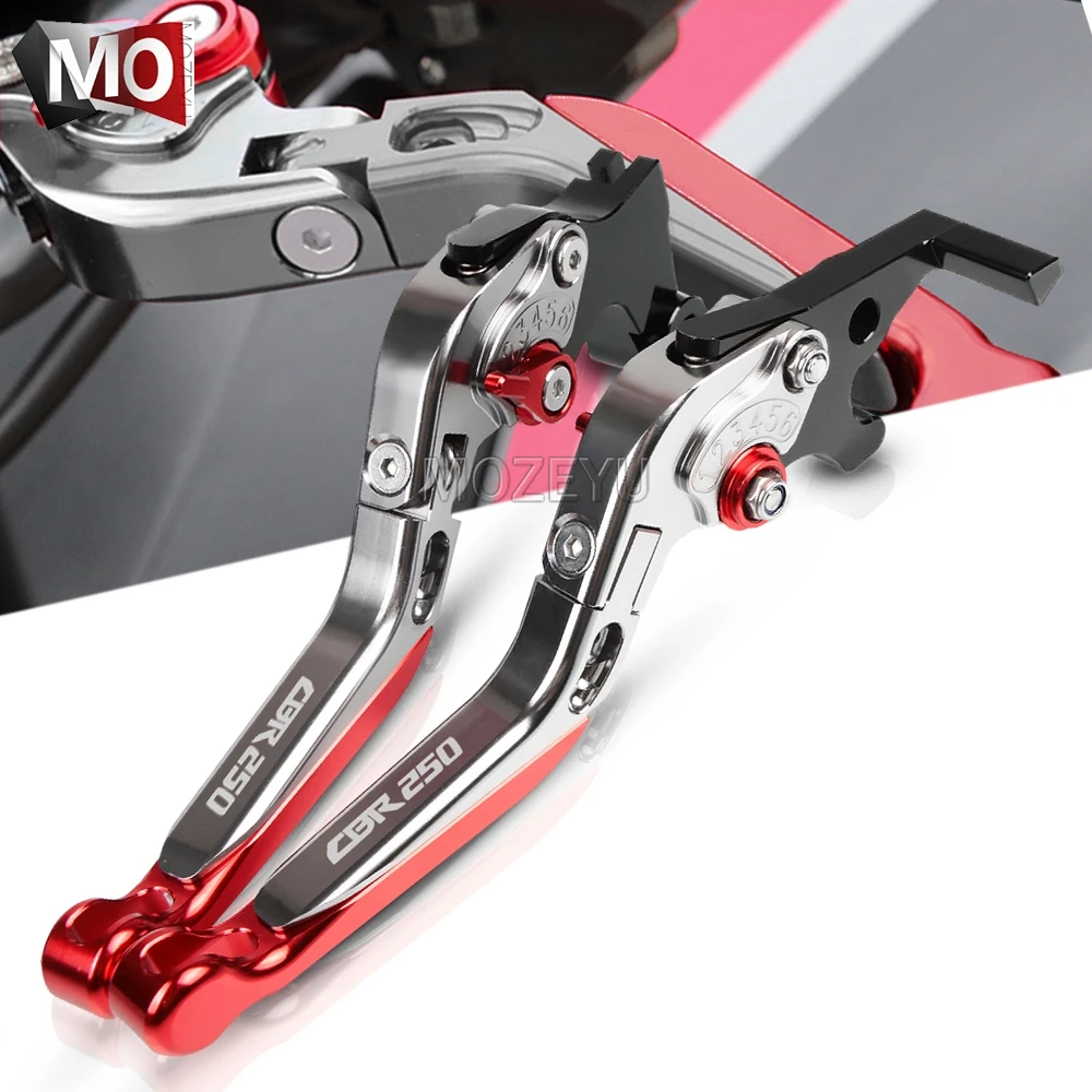 Motorcycle CBR250 Brake Clutch Levers For Honda CBR 250 MC19 MC22 NC19 NC22 NC29 CNC Adjustable Folding Brake Clutch Levers